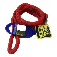 ancol reflective rope lead red